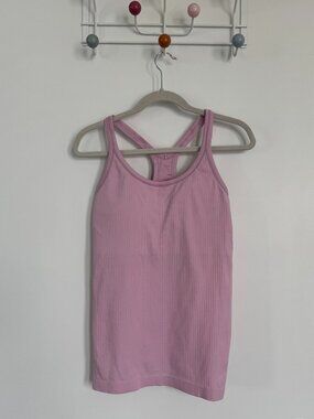 lululemon ebb to street tank top light support size 10